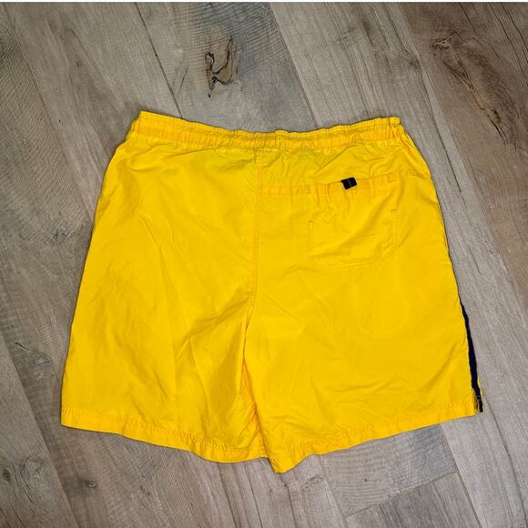 Vintage Nike Shorts Blue Y2K 2000s Swimming Trunks Bottoms Navy Mens Large - Picture 5 of 5